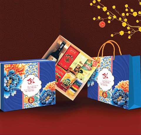 HỘP QUÀ TẾT 2023 - SET UP THEO YÊU CẦU MẪU 6